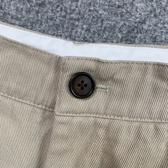 6397 Pants Women 0 Stone Cotton Wide Leg Pleated Front Zip Fly High Rise Trouser - Picture 4 of 13